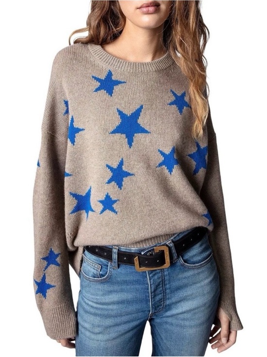 Zadig & Voltaire Sweaters - Zadig & Voltaire Markus Cashmere Star Sweater